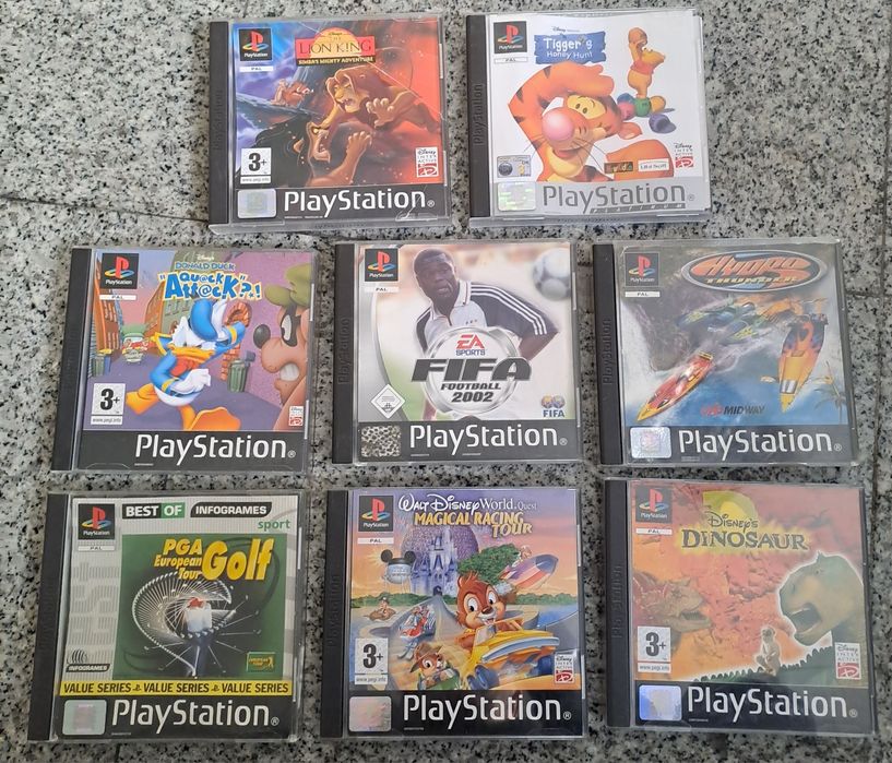 Playstation 1 jogos