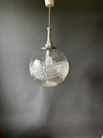 Wiszaca lampa Vintage kula szklana Niemcy lata 70-te