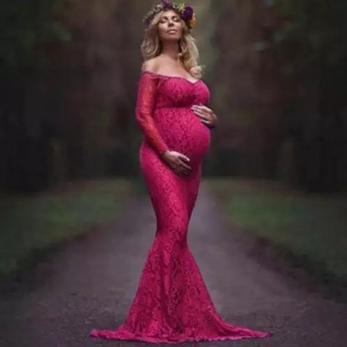 Sukienka do sesji ciążowej brzuszkowej kobiecej