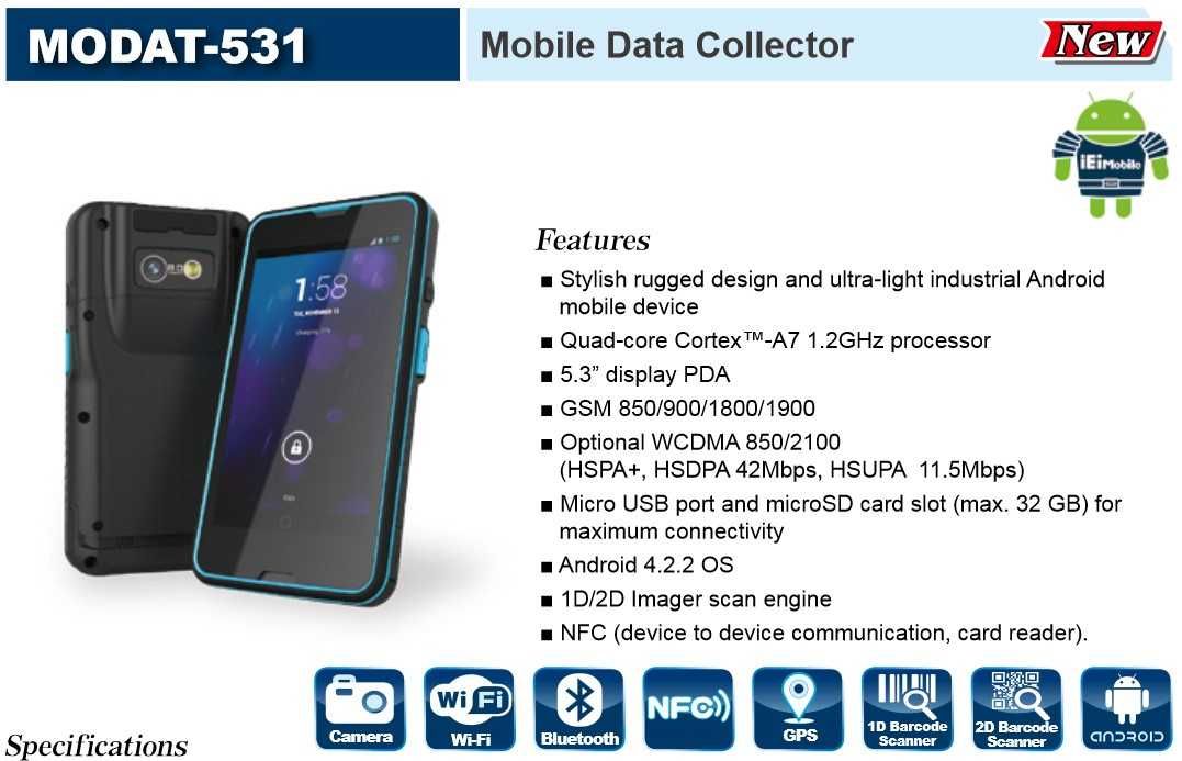 Telemóvel PDA android MODAT
