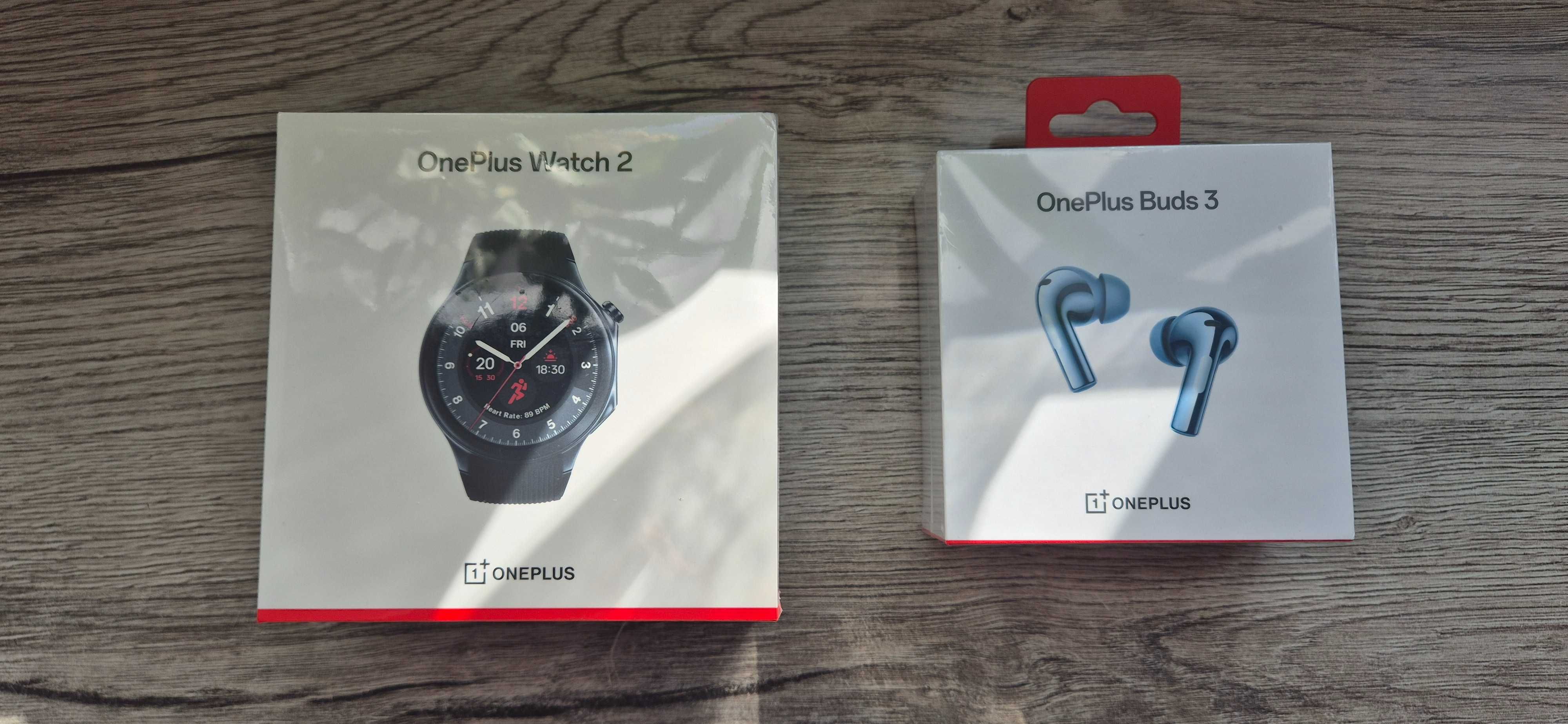 Smartwatch OnePlus Watch 2 + słuchawki, nowy, gwarancja, faktura.