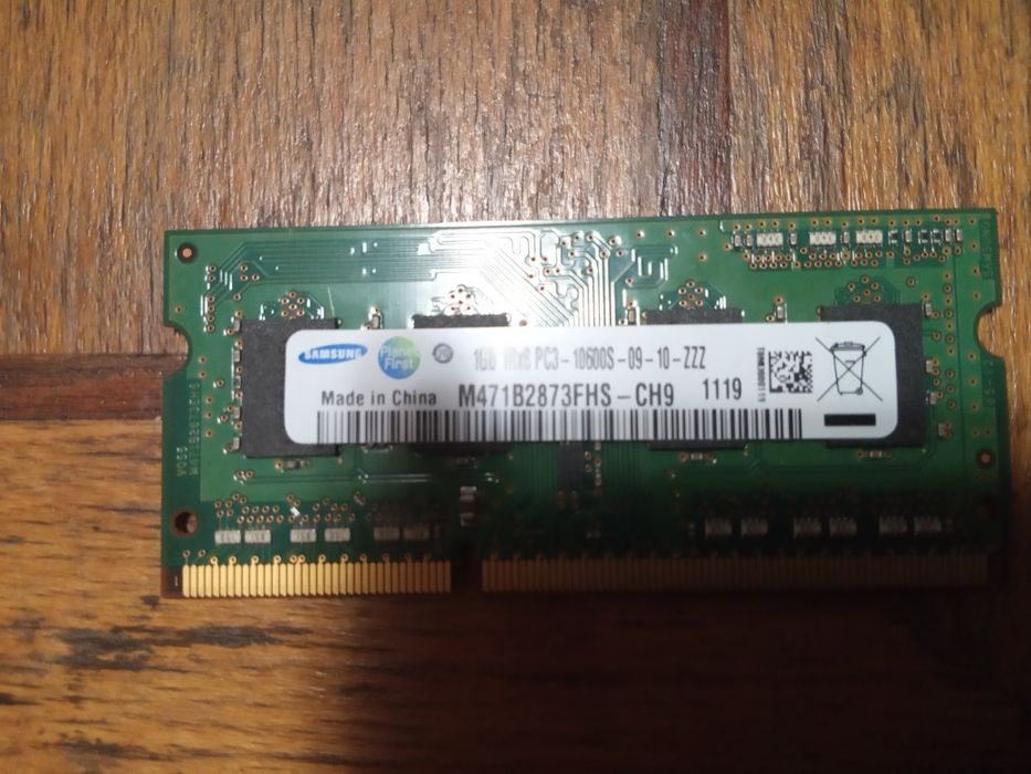 Оперативная пам'ять для ноутбука самсунг 1 ГБ