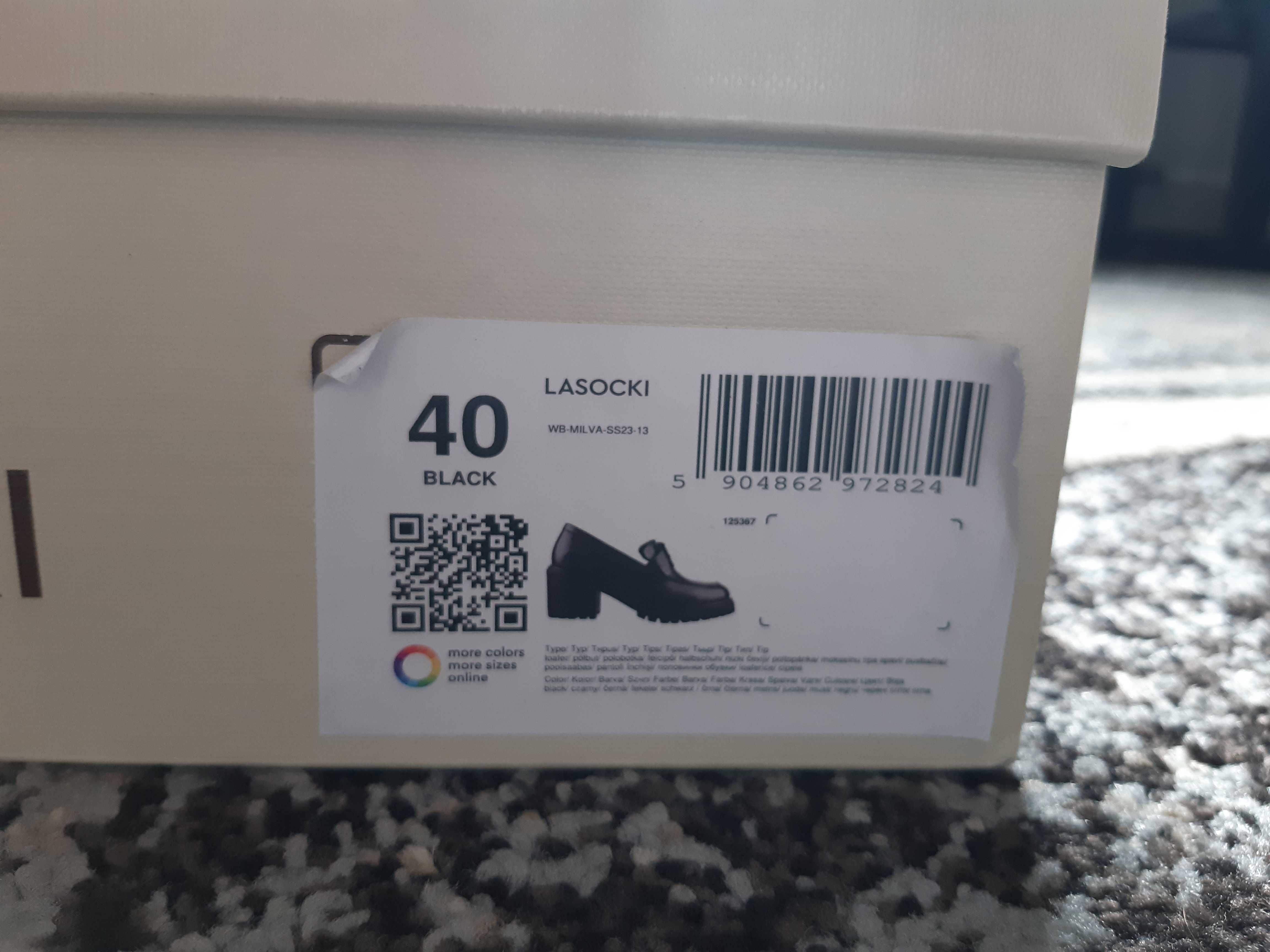 Półbuty Lasocki rozmiar 40