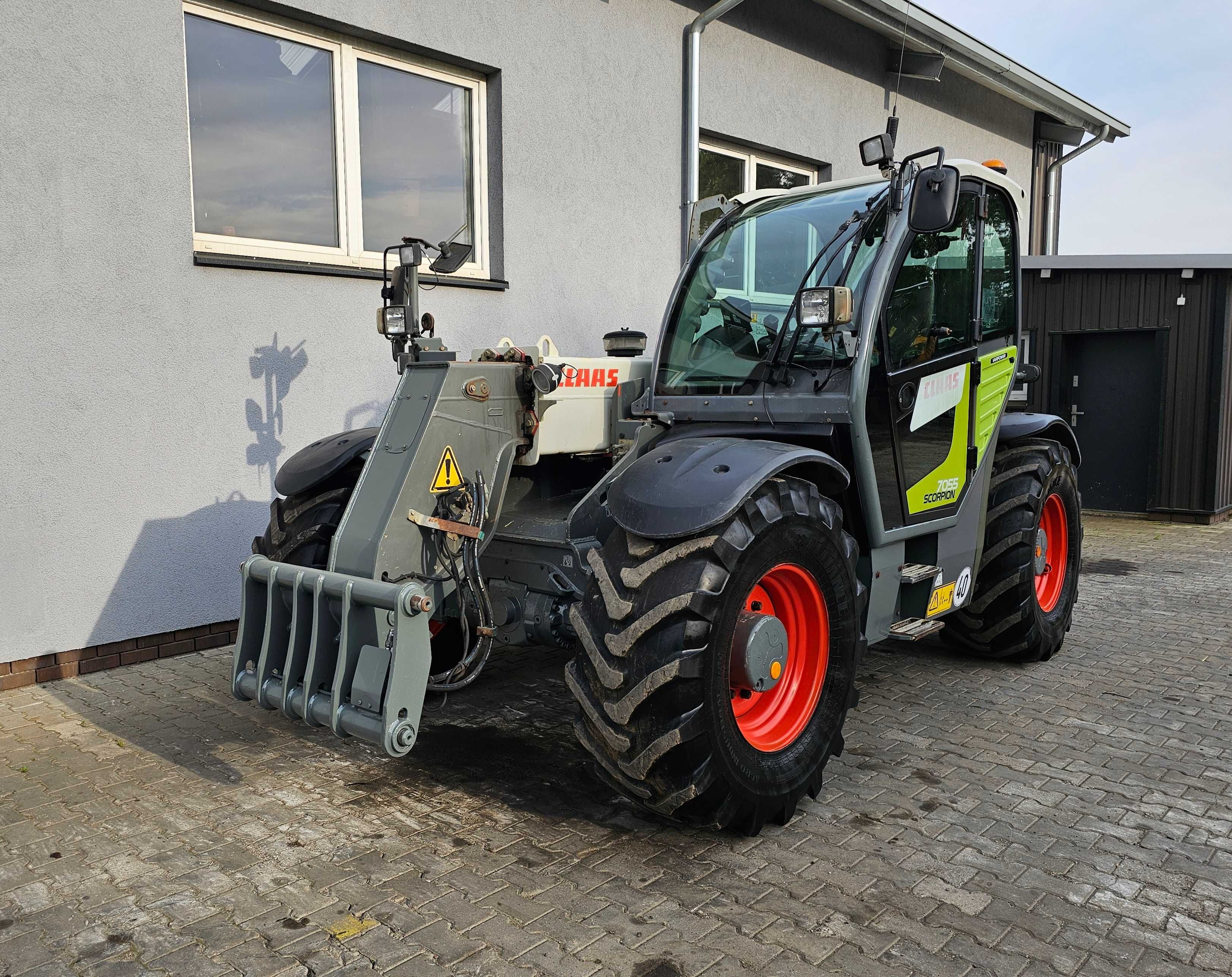 CLAAS Scorpion 7055 Varipower Oryginał Full Opcja Klima 40km/h 5,5t 7m