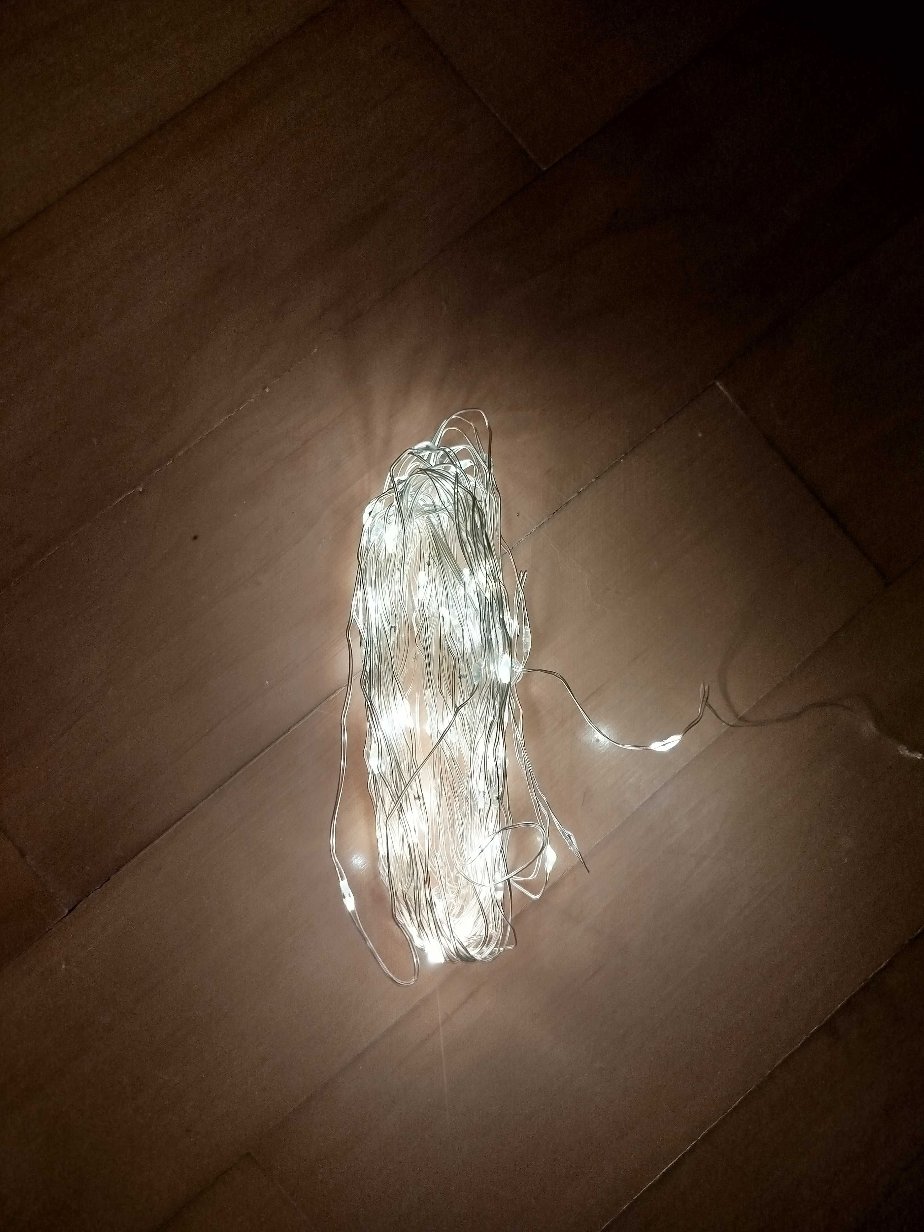 Новорічна гірлянда 120 LED білий теплий
