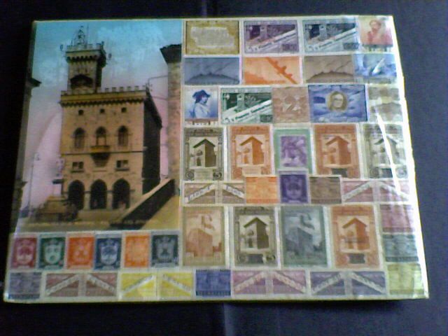 Colecção limitada de 48 selos de São Marino