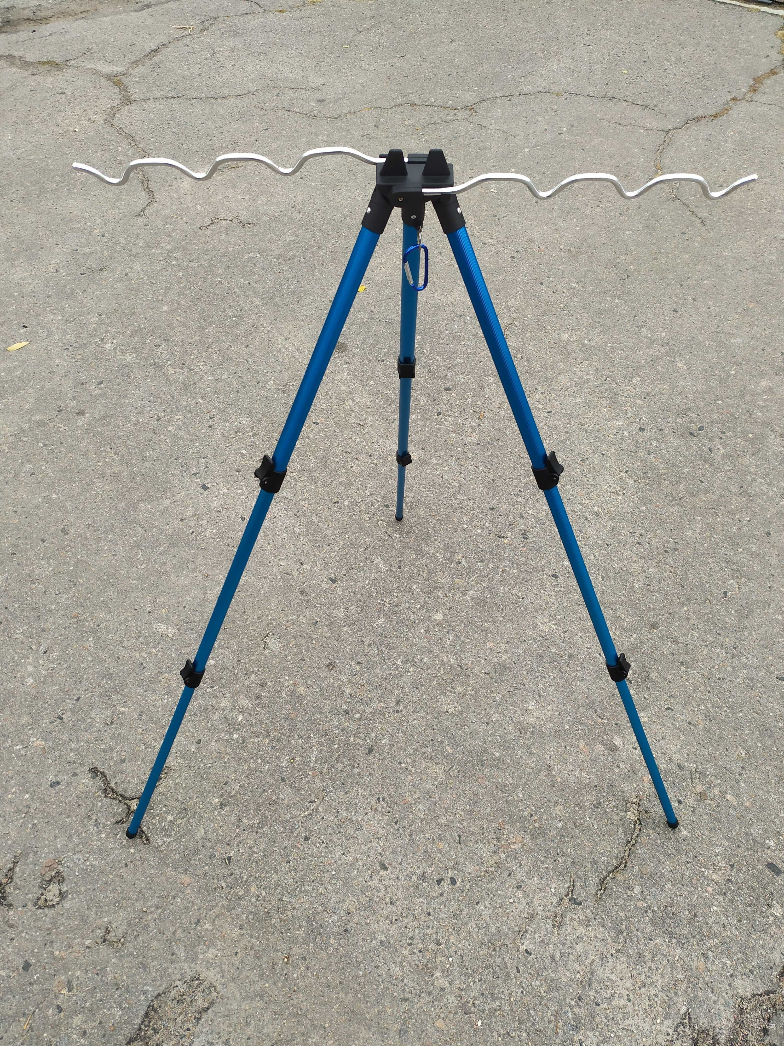 Фидерная телескопическая подставка стойка тренога для удилищ 1.2м