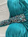 Vestido verde de cerimónia