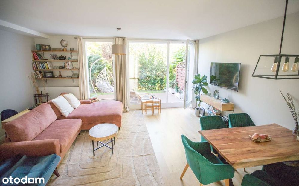 Wyjątkowe mieszkanie z ogródkiem i osobnym wejściem jak w szeregowcu