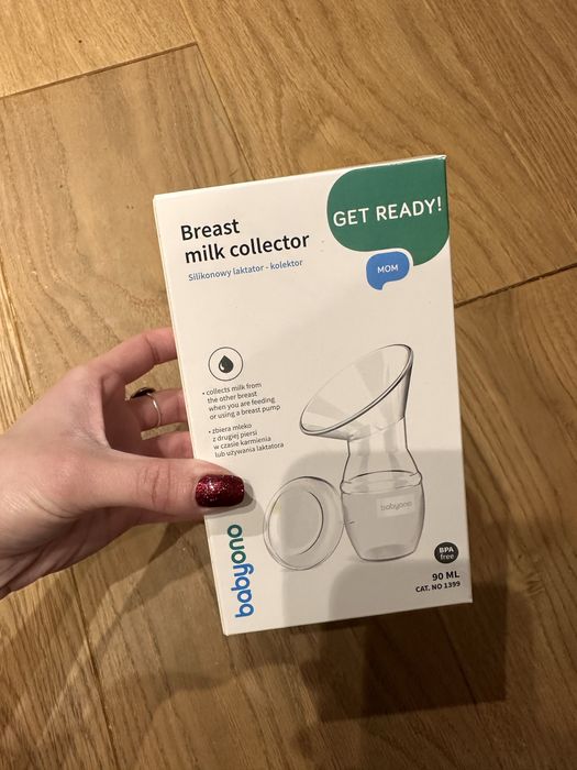 BABYONO Silikonowy laktator – kolektor