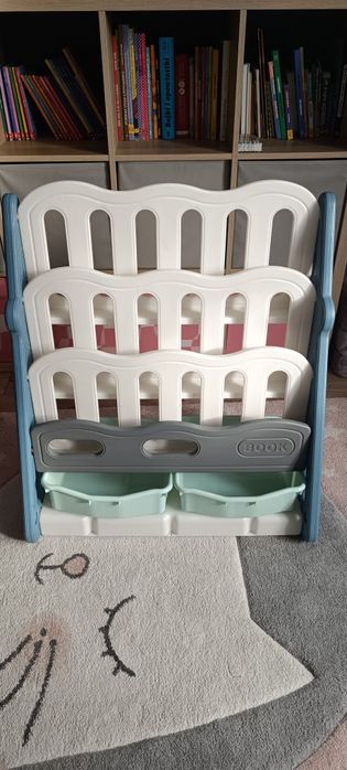 Regał, biblioteczka, Półka na książki, plastikowa