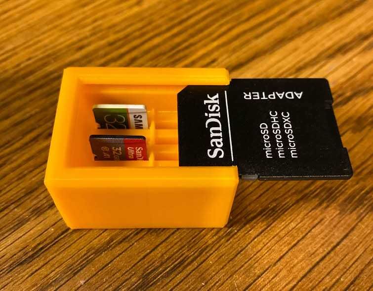 корпус компактный  для хранения micro-SD