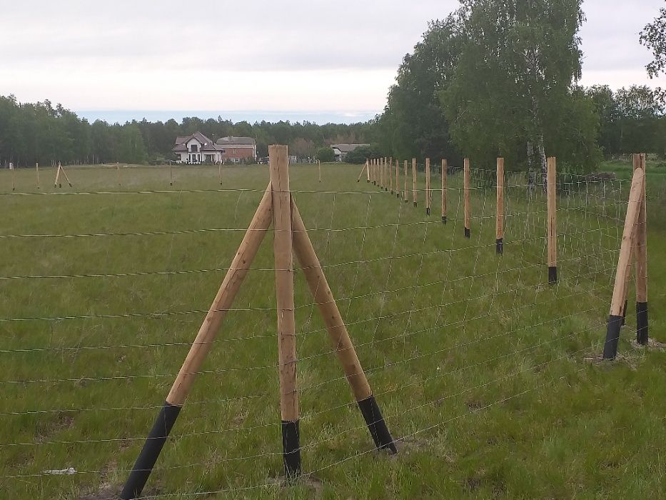 ogrodzenie budowlane tymczasowe leśne pola uprawnego, upraw, łąki