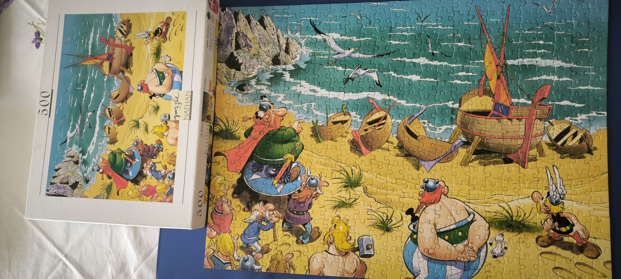 Puzzle Asterix - Nathan 500 peças completo