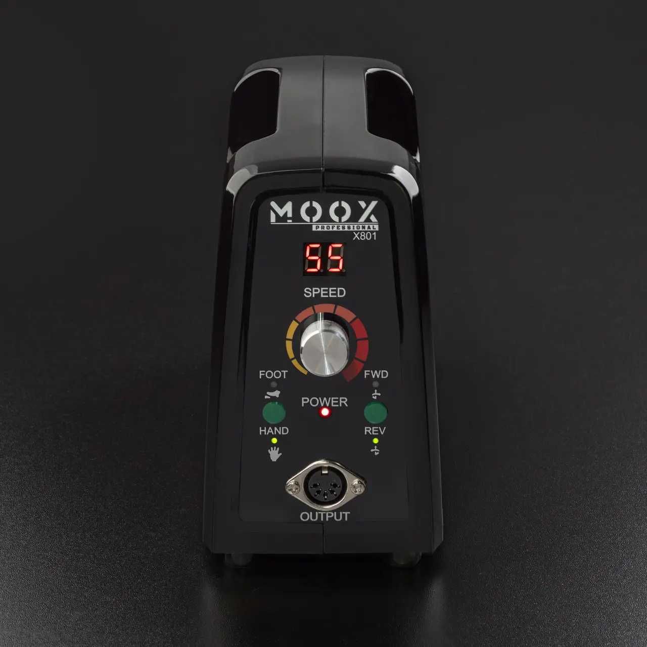 Фрезер для манікюру та педикюру MOOX X 801 55 000 об/хв 80 W Чорний
