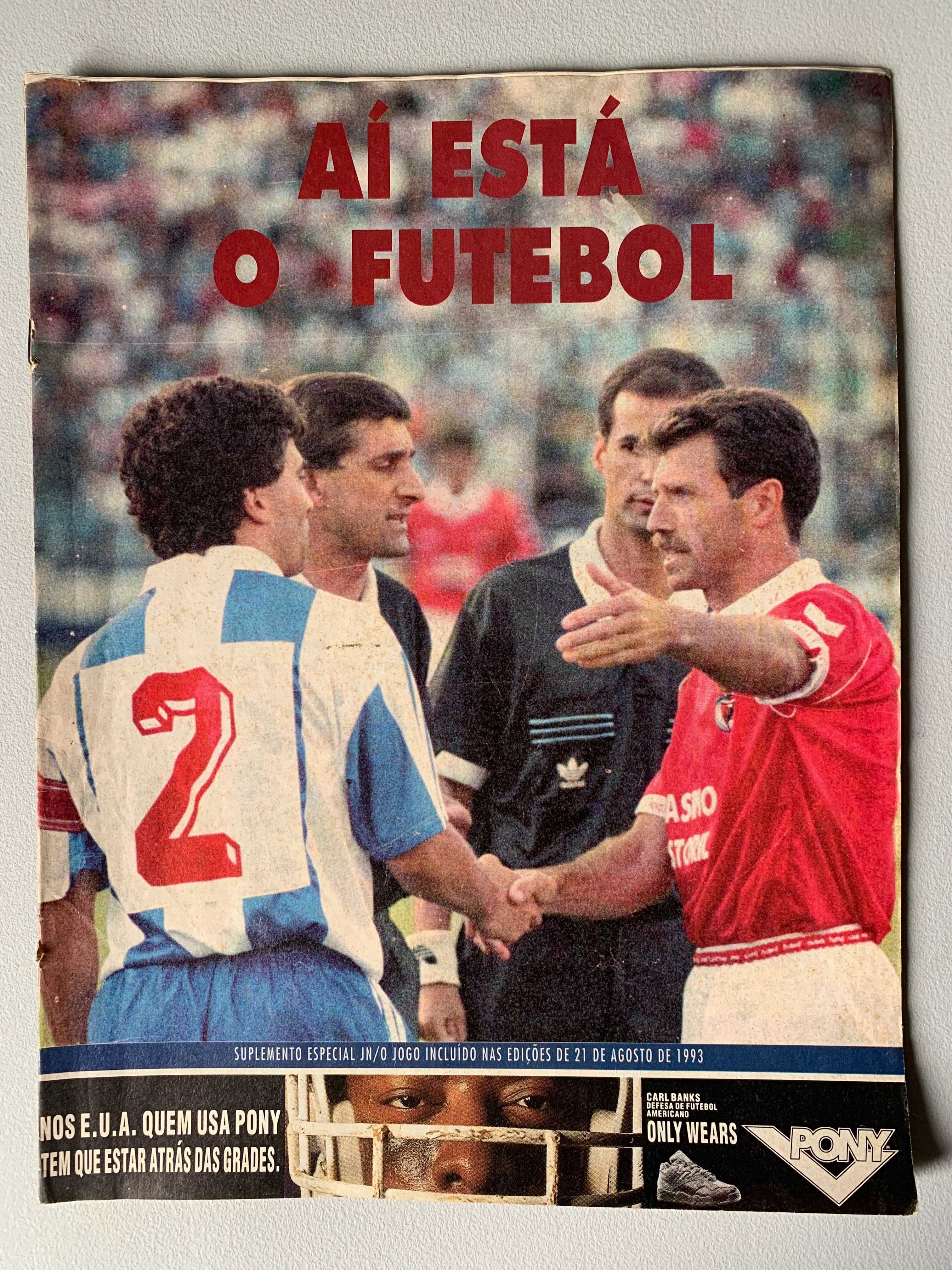 Revista Antiga de Futebol - Suplemento Especial O Jogo, 21/08/1993