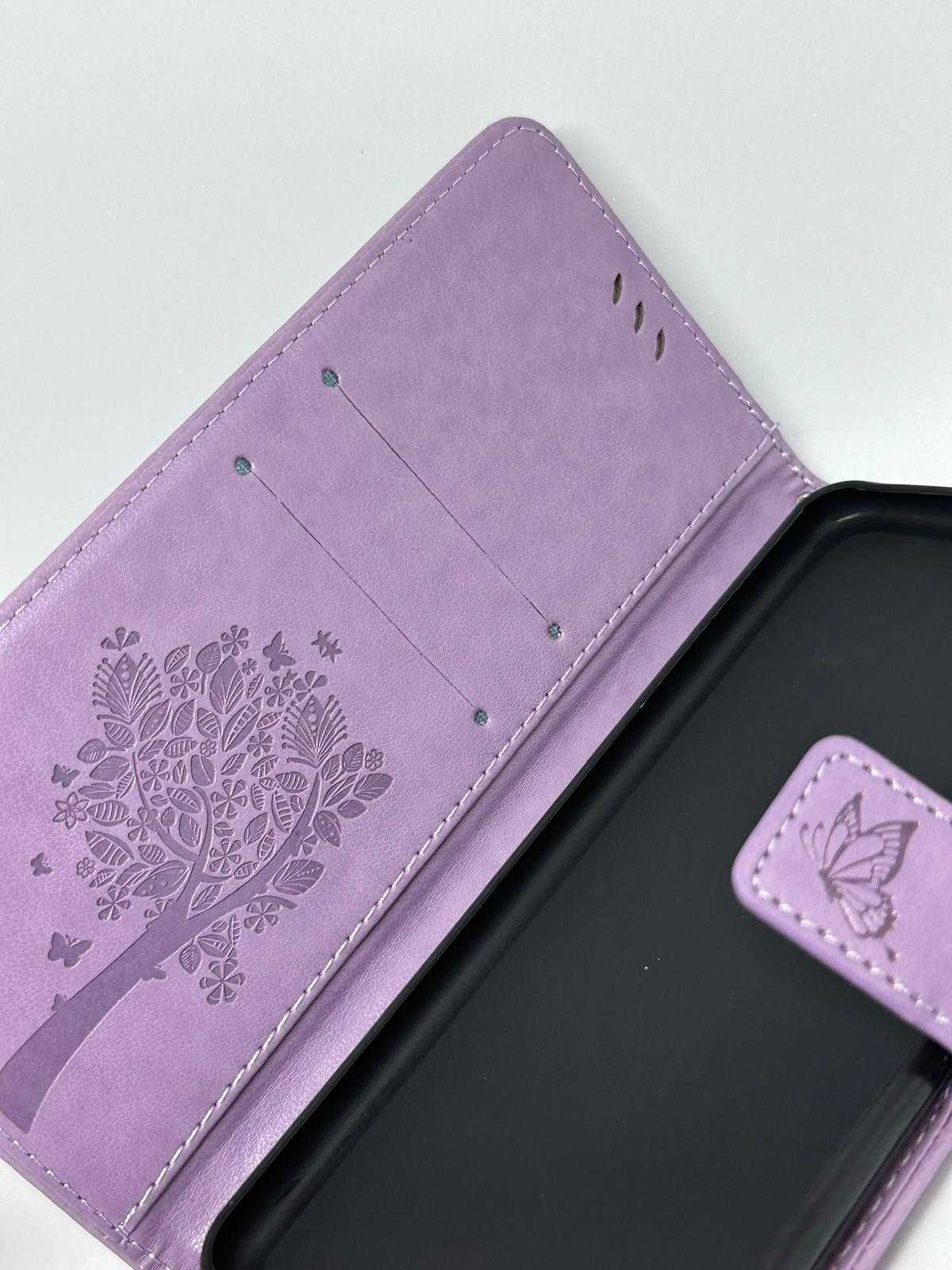 Samsung A750/A72018 Zamykane Etui Case Obudowa Fioletowa kod 1154