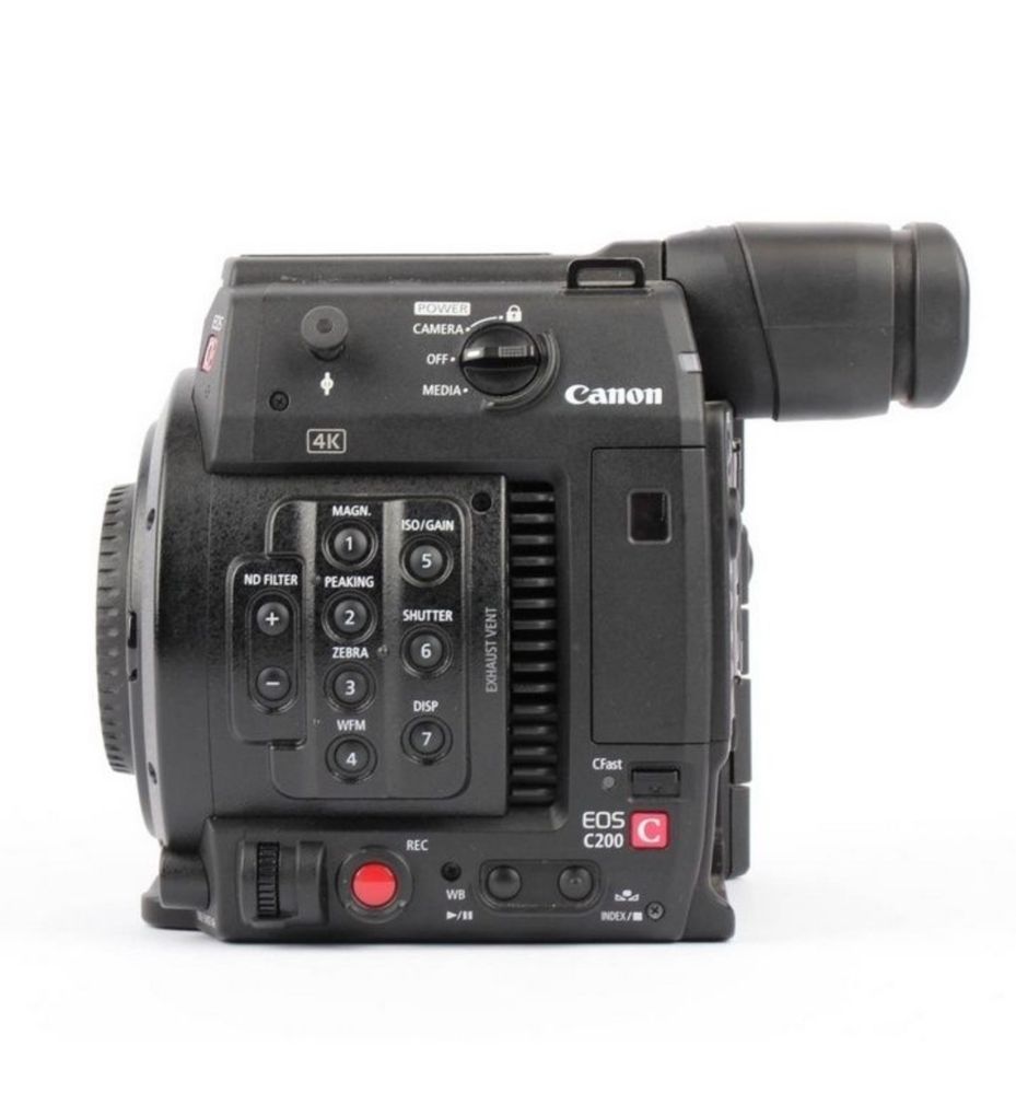 Canon C200 com todos acessorios + Gimbal Zhiyun Crane 3S