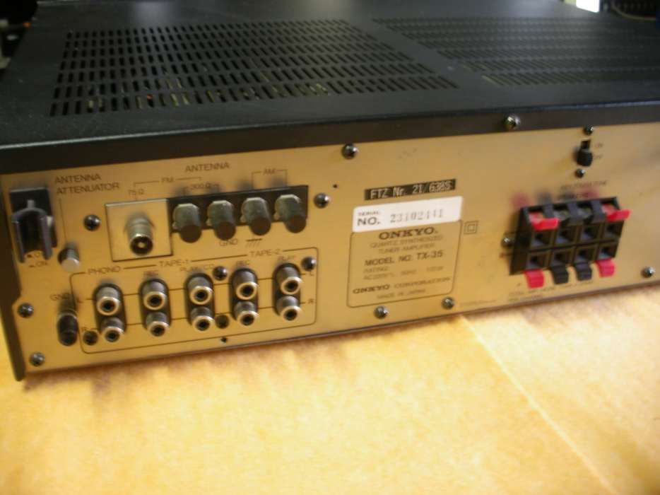 amplificador receiver onkyo tx 35