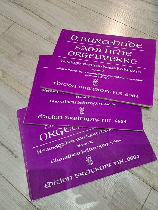 Buxtehude nuty na organy Edition Breitkopf