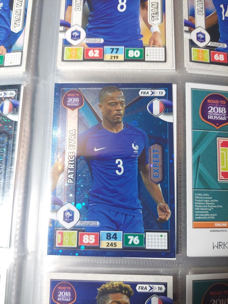 Patrice Evra expert panini russia 2018