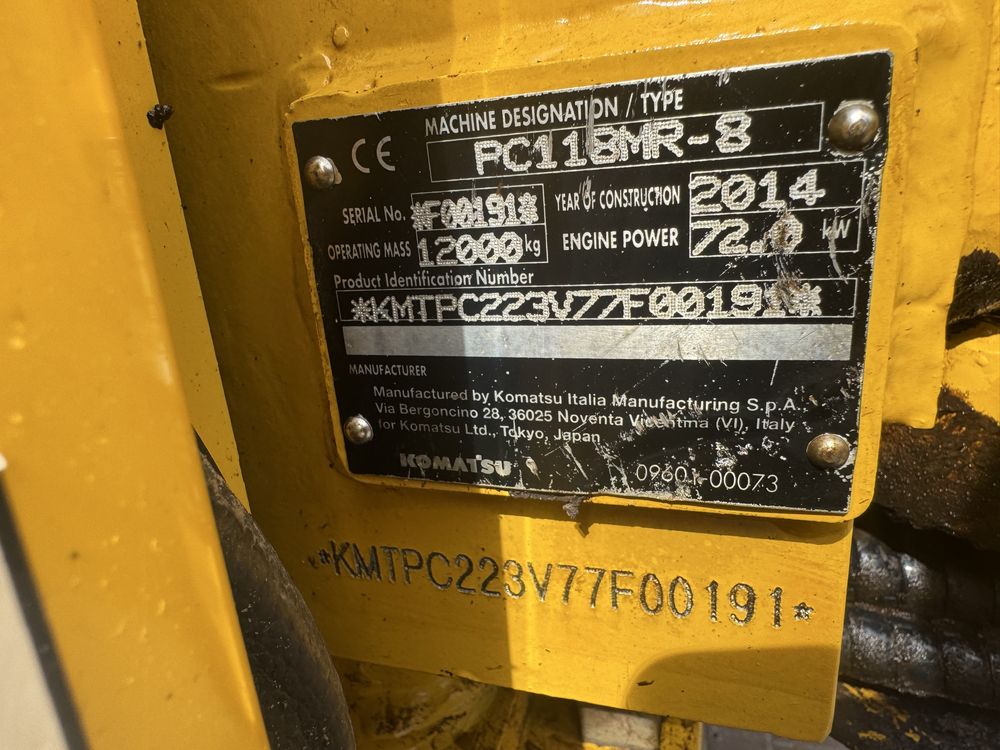 Koparka Komatsu PC 118 MR 8