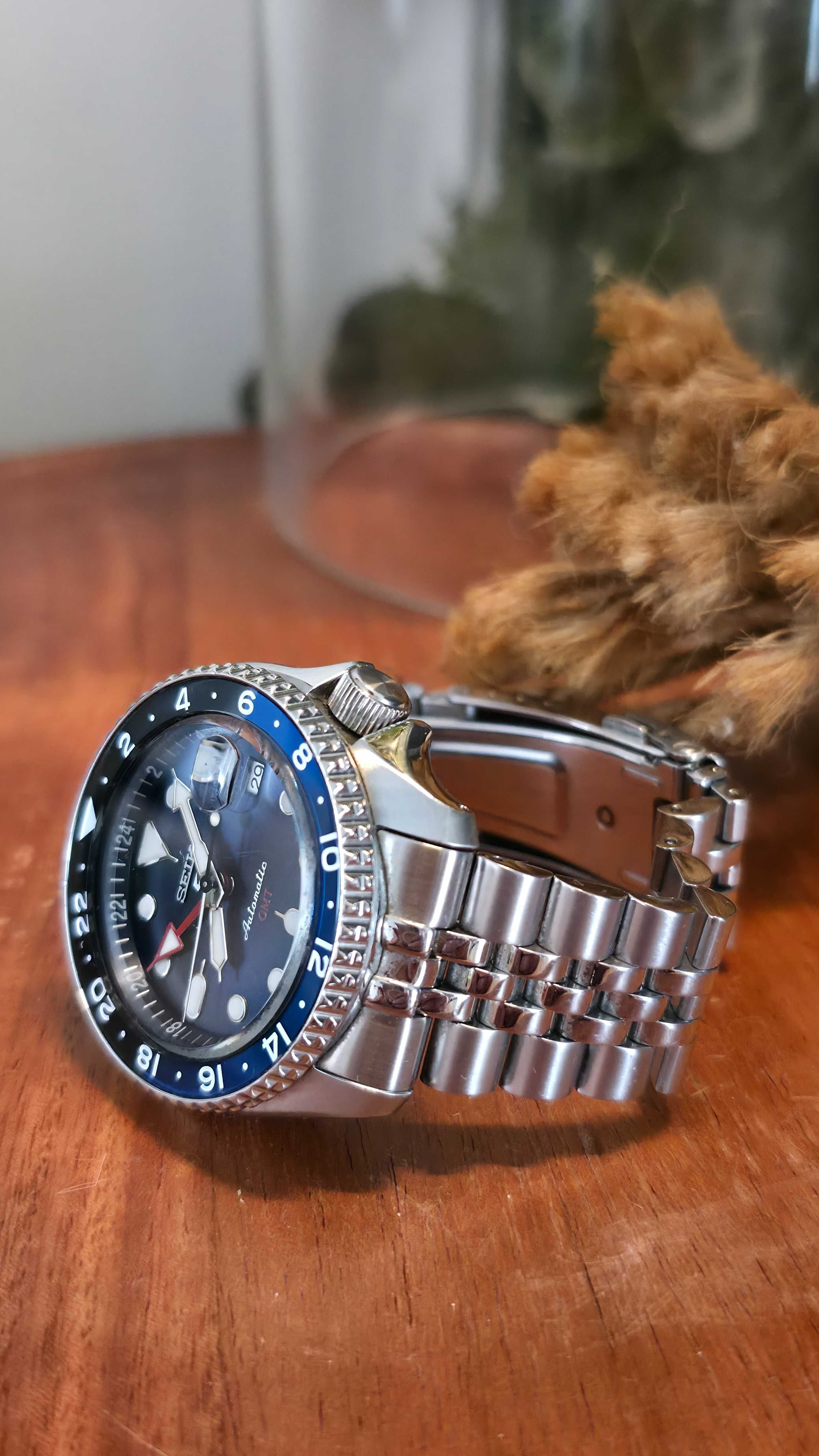 Seiko GMT "Batman" - SSK003K1 Full Set