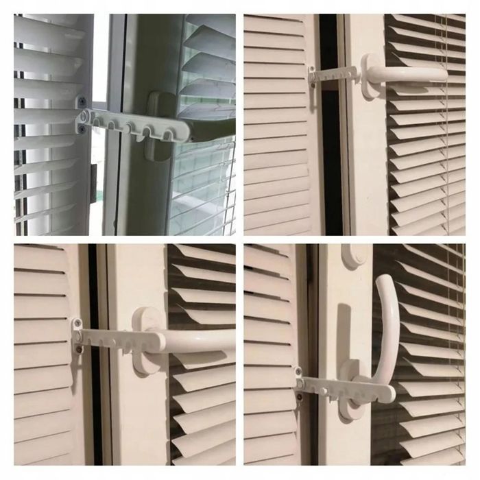 Blokada zabezpieczenie okna ogranicznik OKIENNY do OKIEN REGULATOR