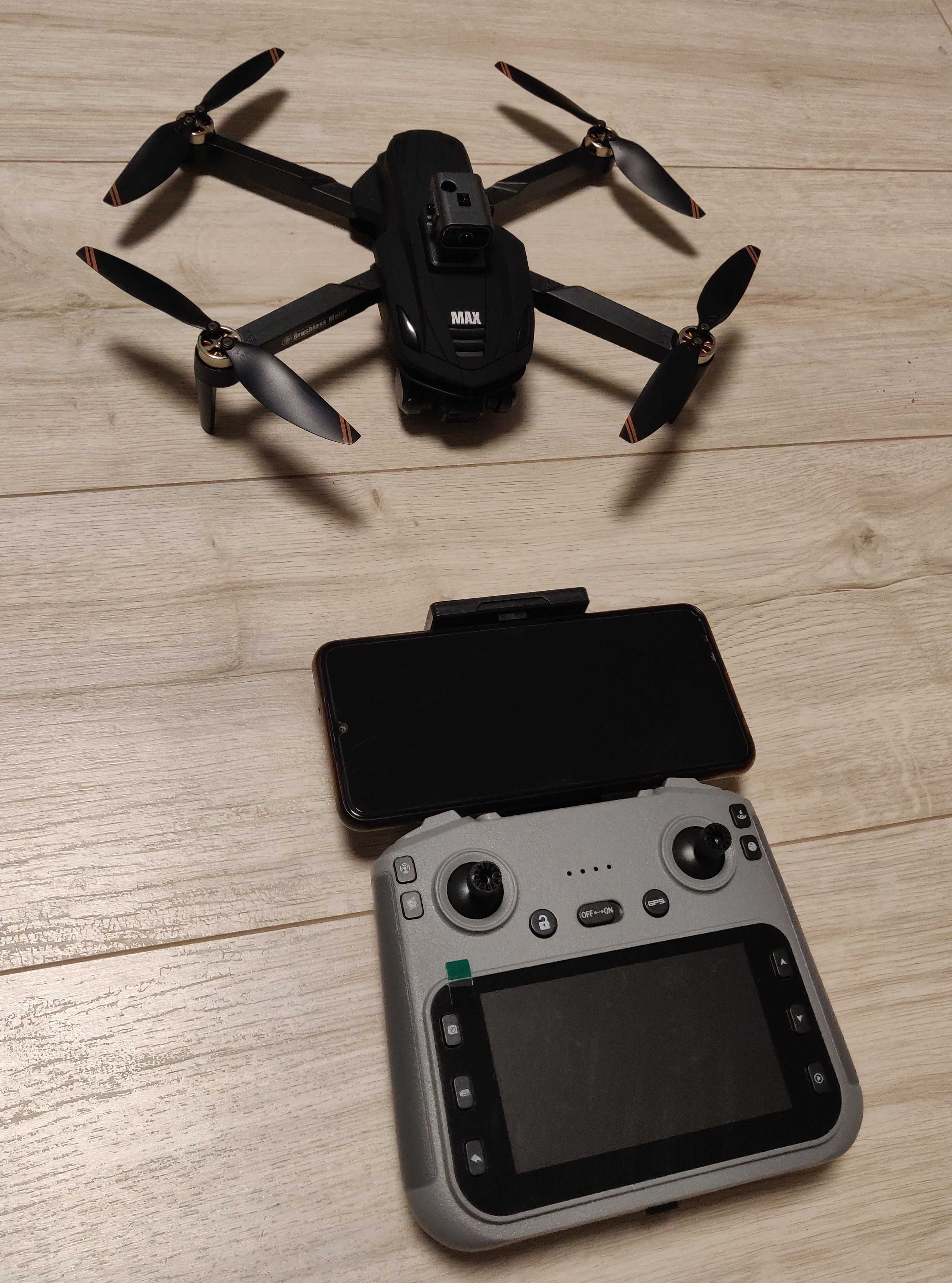 Profesjonalny dron V168 PRO MAX 4.8km zasięgu WIFI GPS 8K 2 x Kamera
