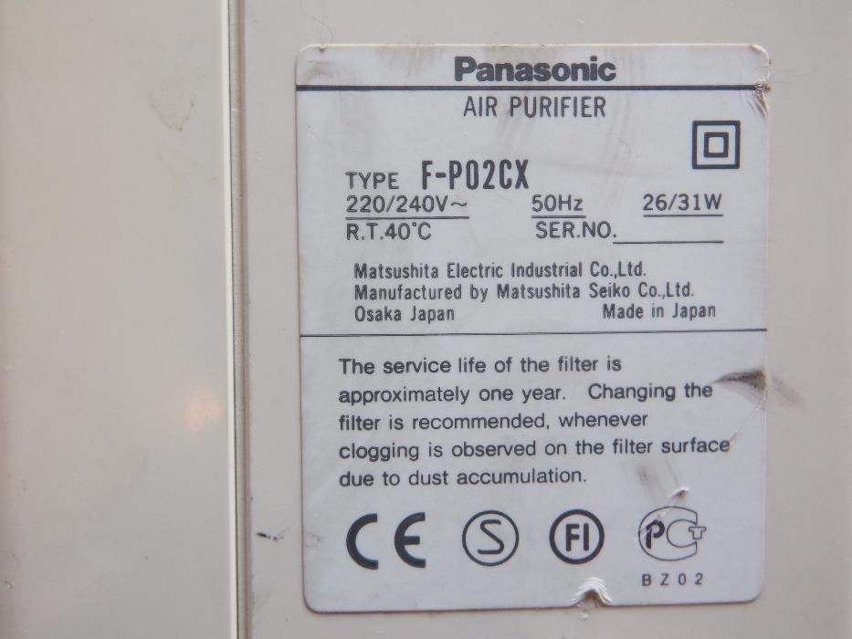 Purificador de Ar Panasonic