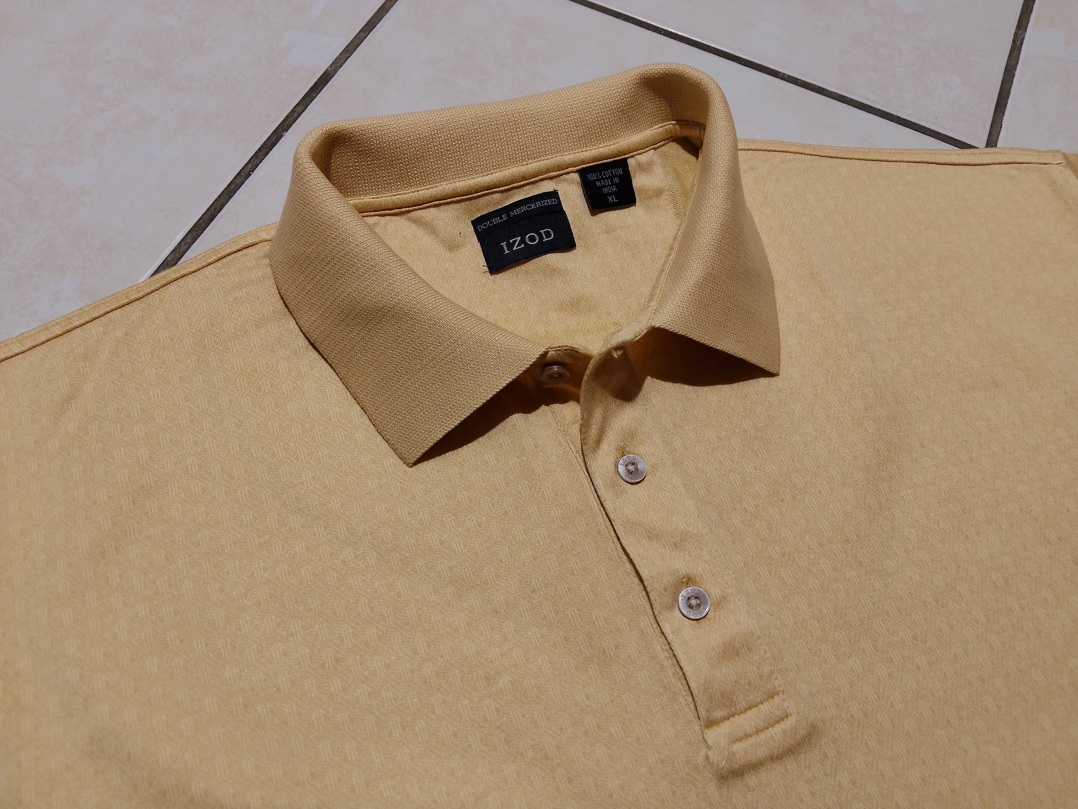 IZOD USA - NOWA! z LOGO Koszulka Polo Męska rozmiar XL