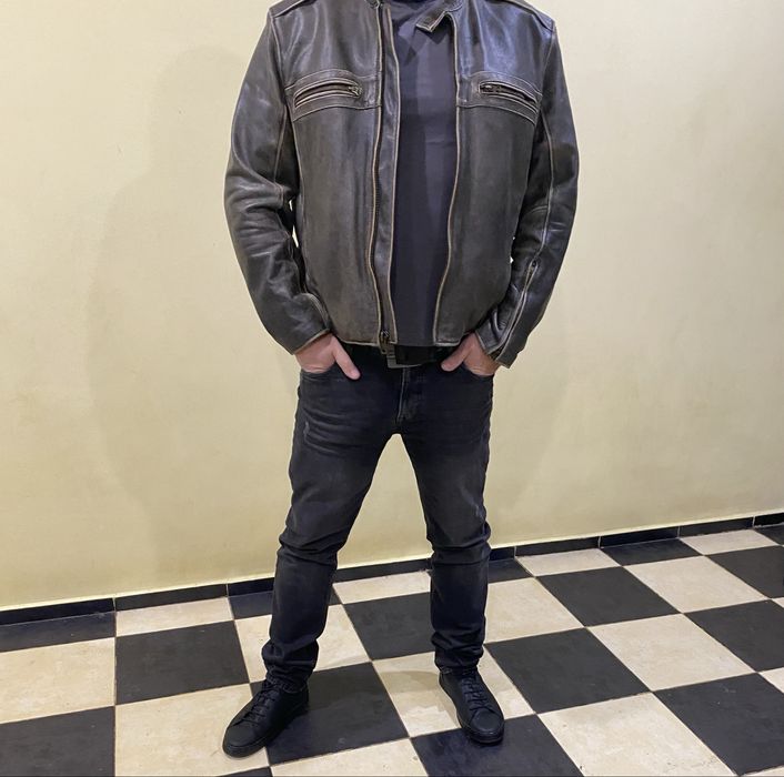 Кожаная куртка River Road