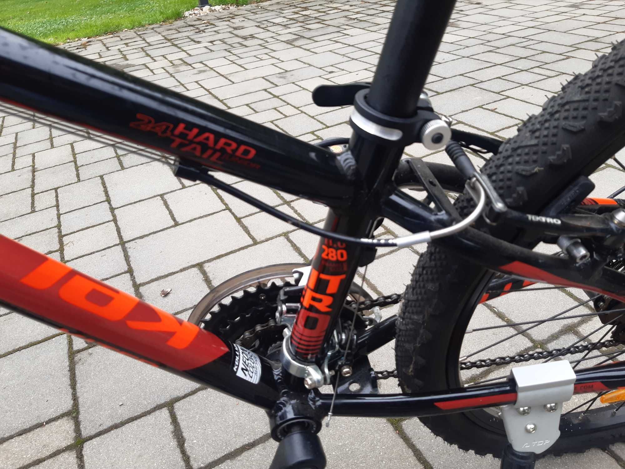 Nowy rower Kellys Kiter 50 czarno - pomarańczowy.