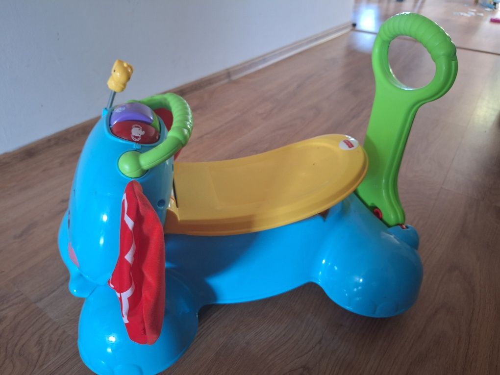 Fisher-Price Słonik-Chodzik Jeździk Skoczek 3W1