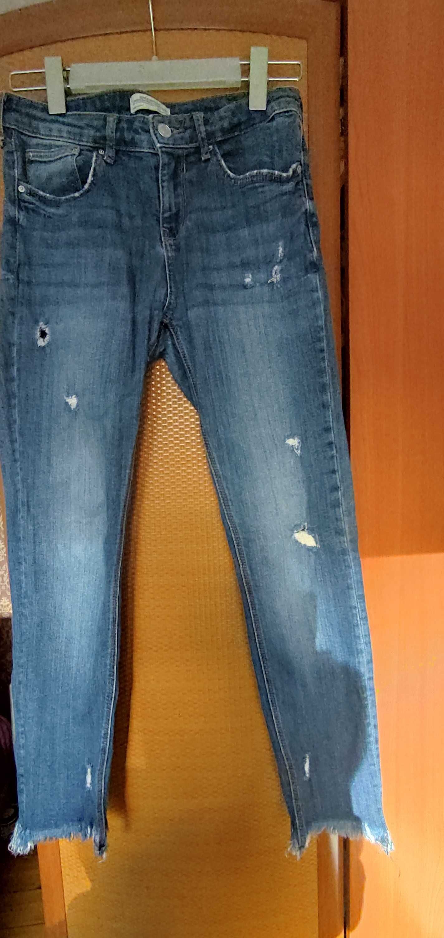 ZARA damskie jeansy rozm 36 pas74cm