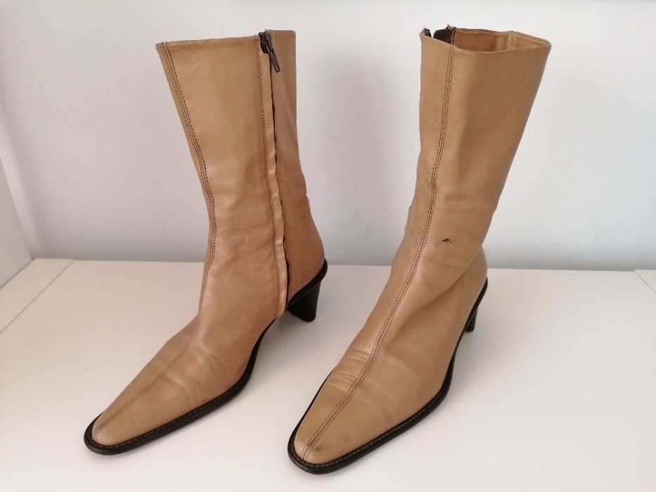 Botas de pele vintage