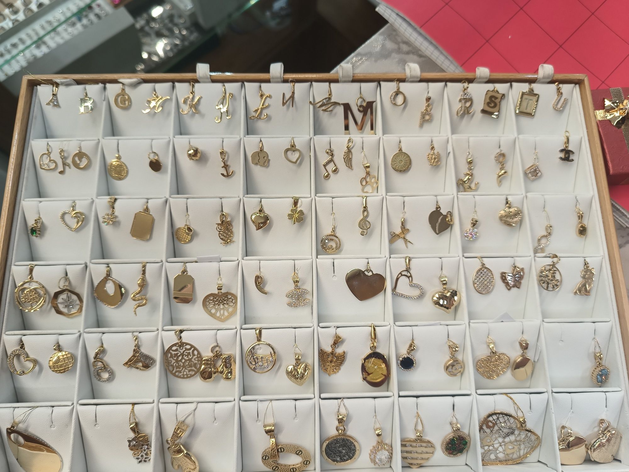 Złota zawieszka gwiazda północy  żółto białe złoto pr 585 14 karat