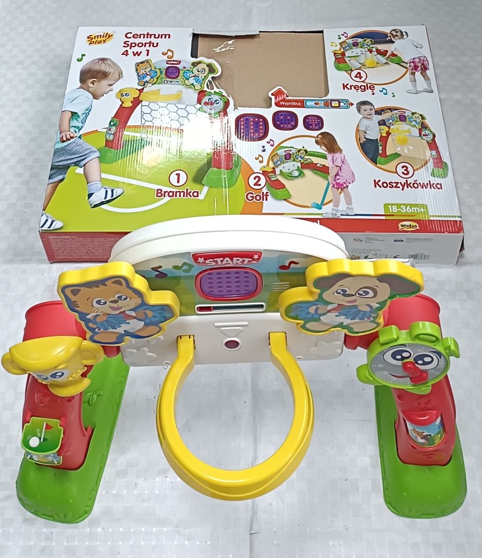 Zabawka edukacyjna Smily Play centrum sportu 4w1