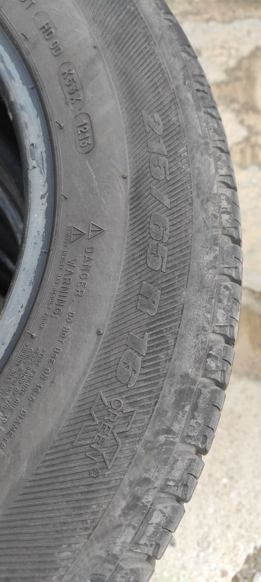 Opony letnie z 2013r 6mm 215/65/16 Michelin 3N