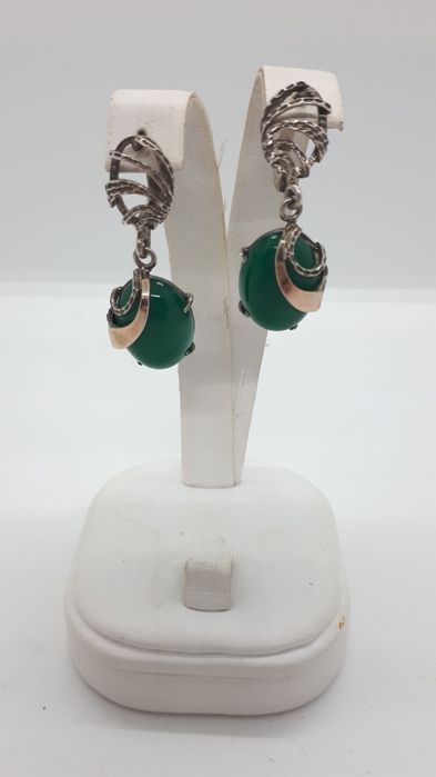 Серебряный серьги 875пр.,925пр.