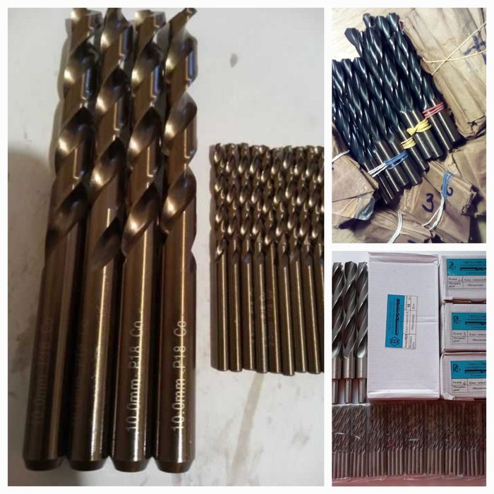 Плашка-лерка, метчик •все размеры • Р6М5, 9XC (левая и правая) сверла