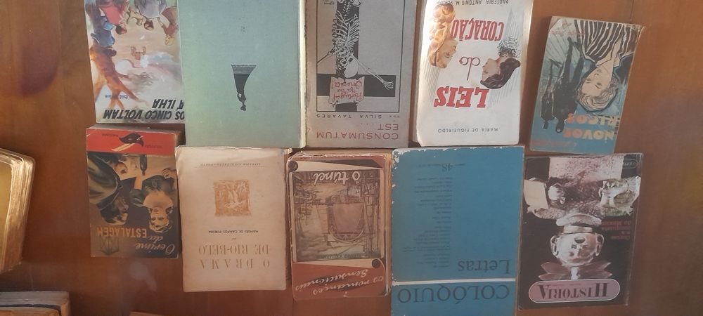 Lote de livros antigos e coleções diversas – Anos 1930 a 1980