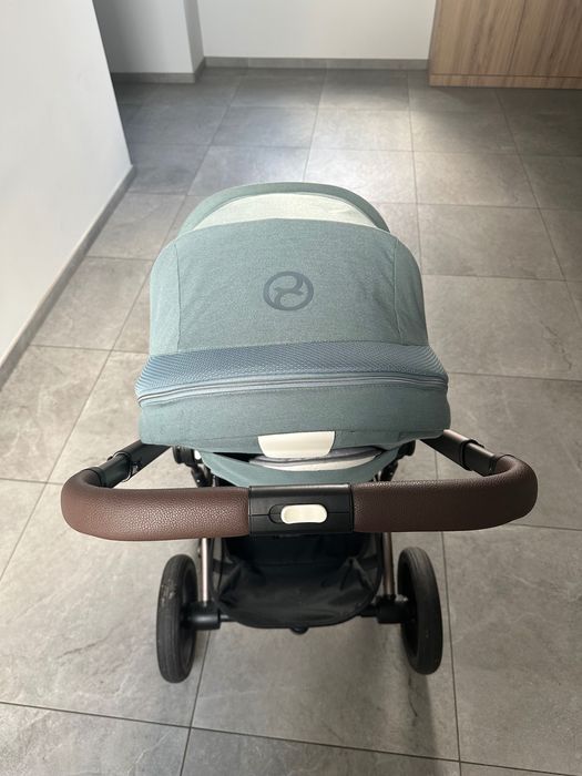 Wózek dziecięcy Cybex Balios S Lux 3w1 Niebieski Błękitny Baby blue