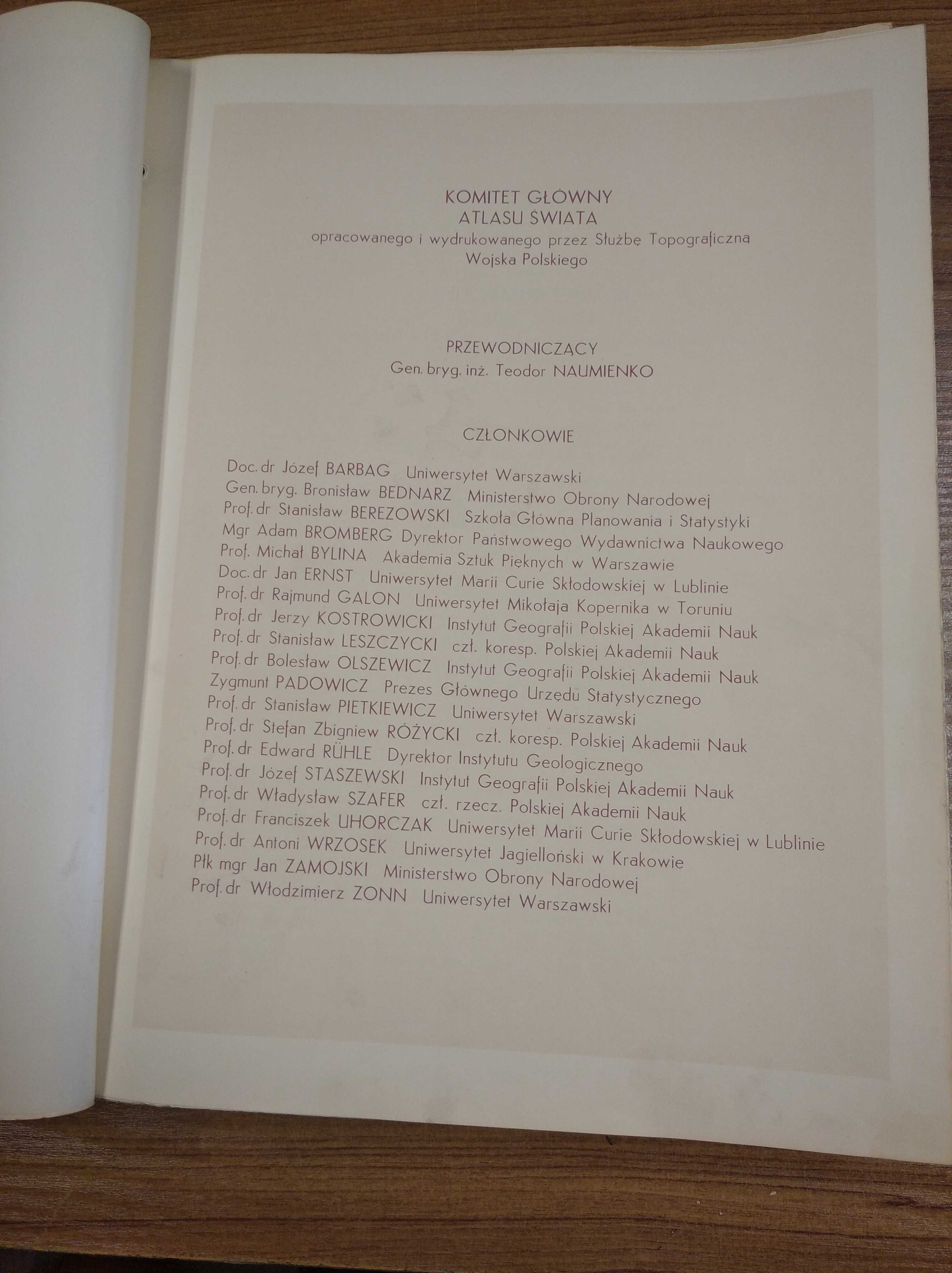 Atlas Świata 1962r.