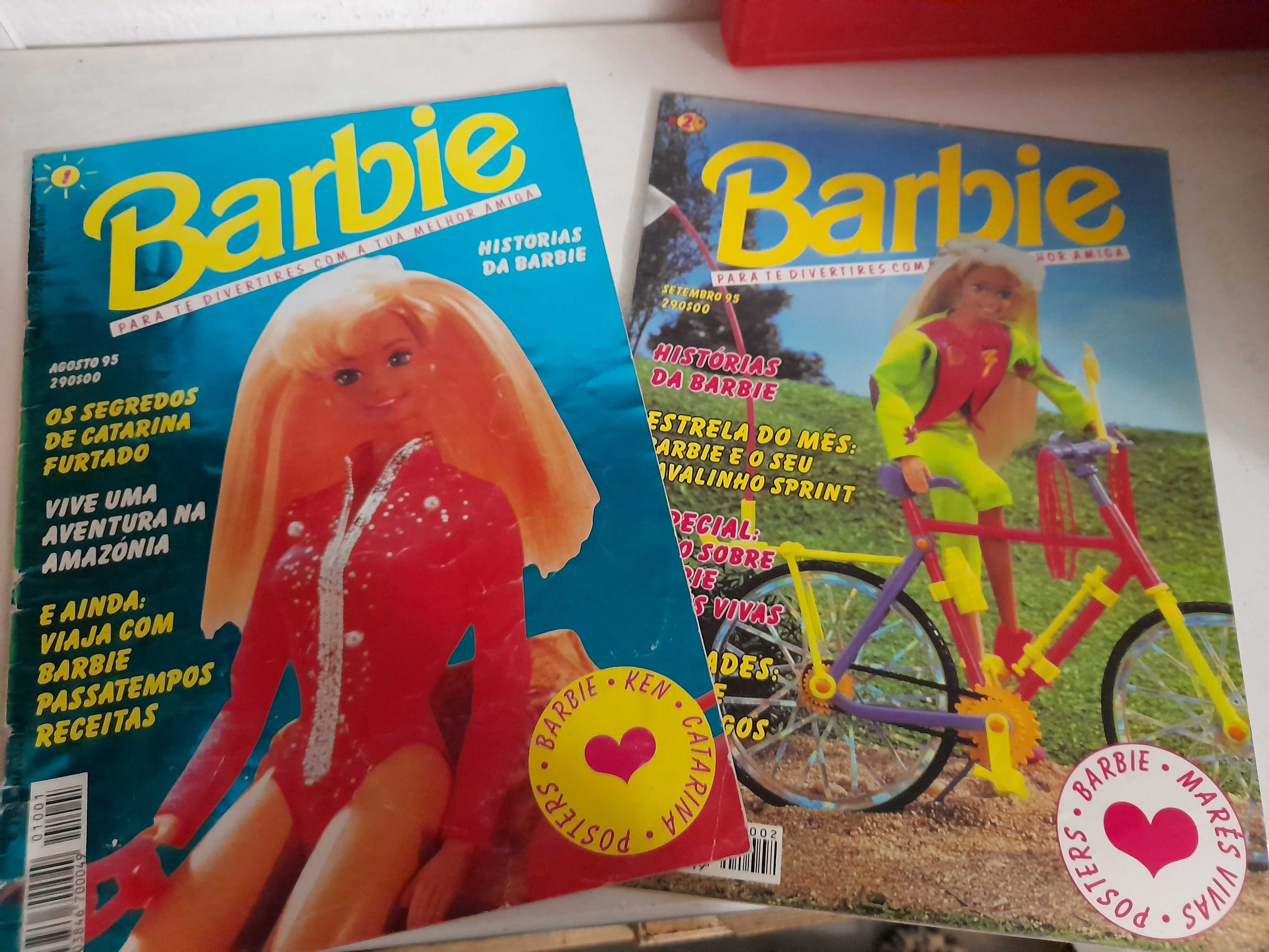 Várias colecções cadernetas cromos barbie pokemons