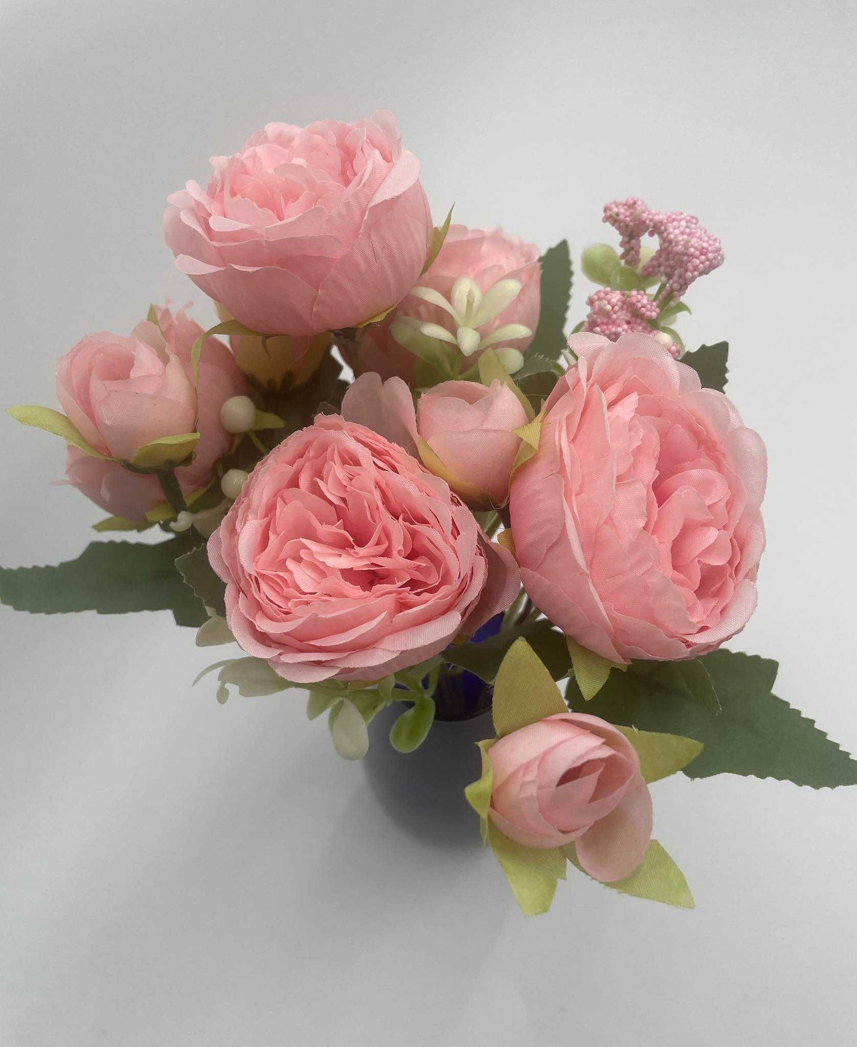 Bukiet Róż 32cm Kolor Jasny Róż