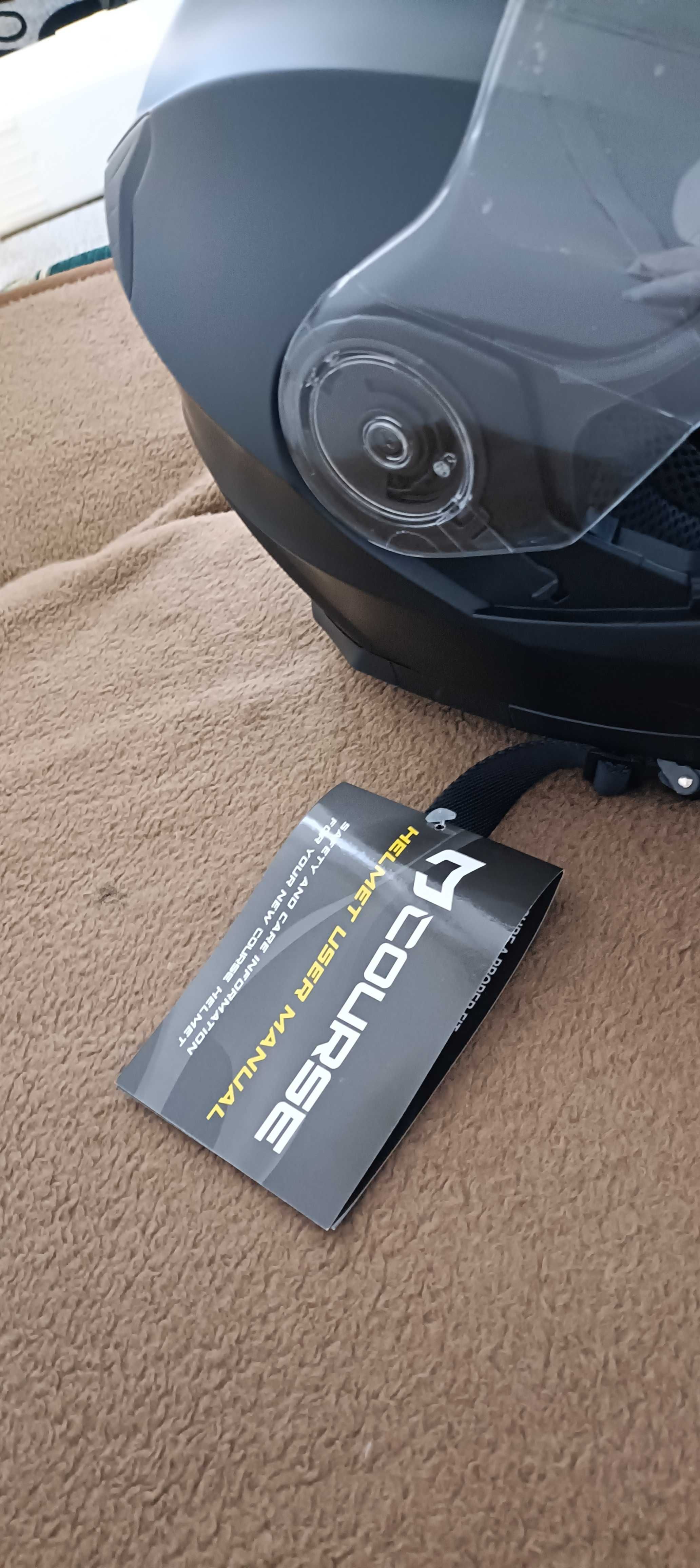 Damski komplet na motocykl KASK roz. s. oraz KURTKA roz. xl usztywiana