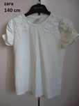 dziewczęcy t-shirt marki Zara rozmiar 140 cm