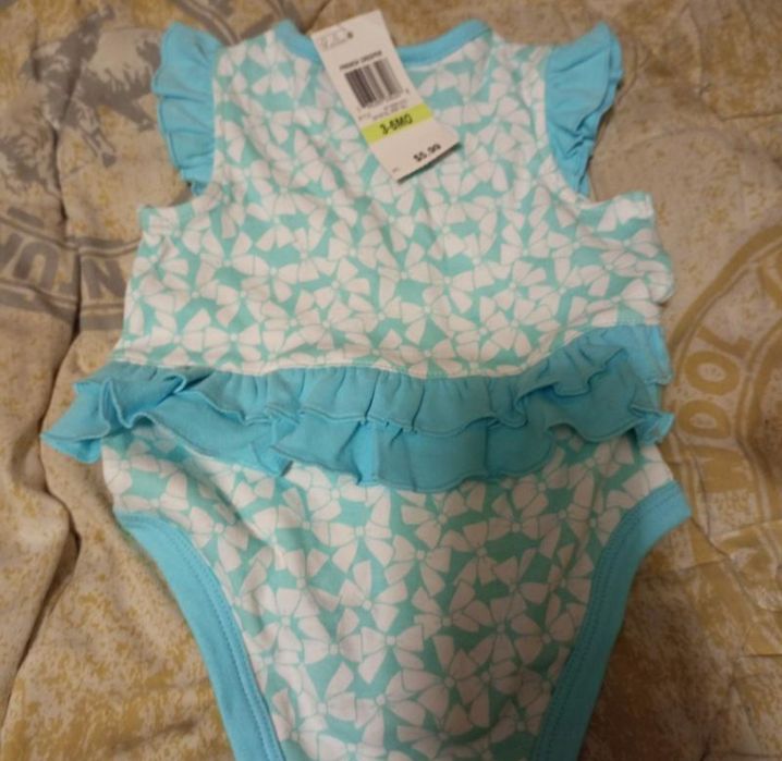 Бодіки 0-6 місяців нові