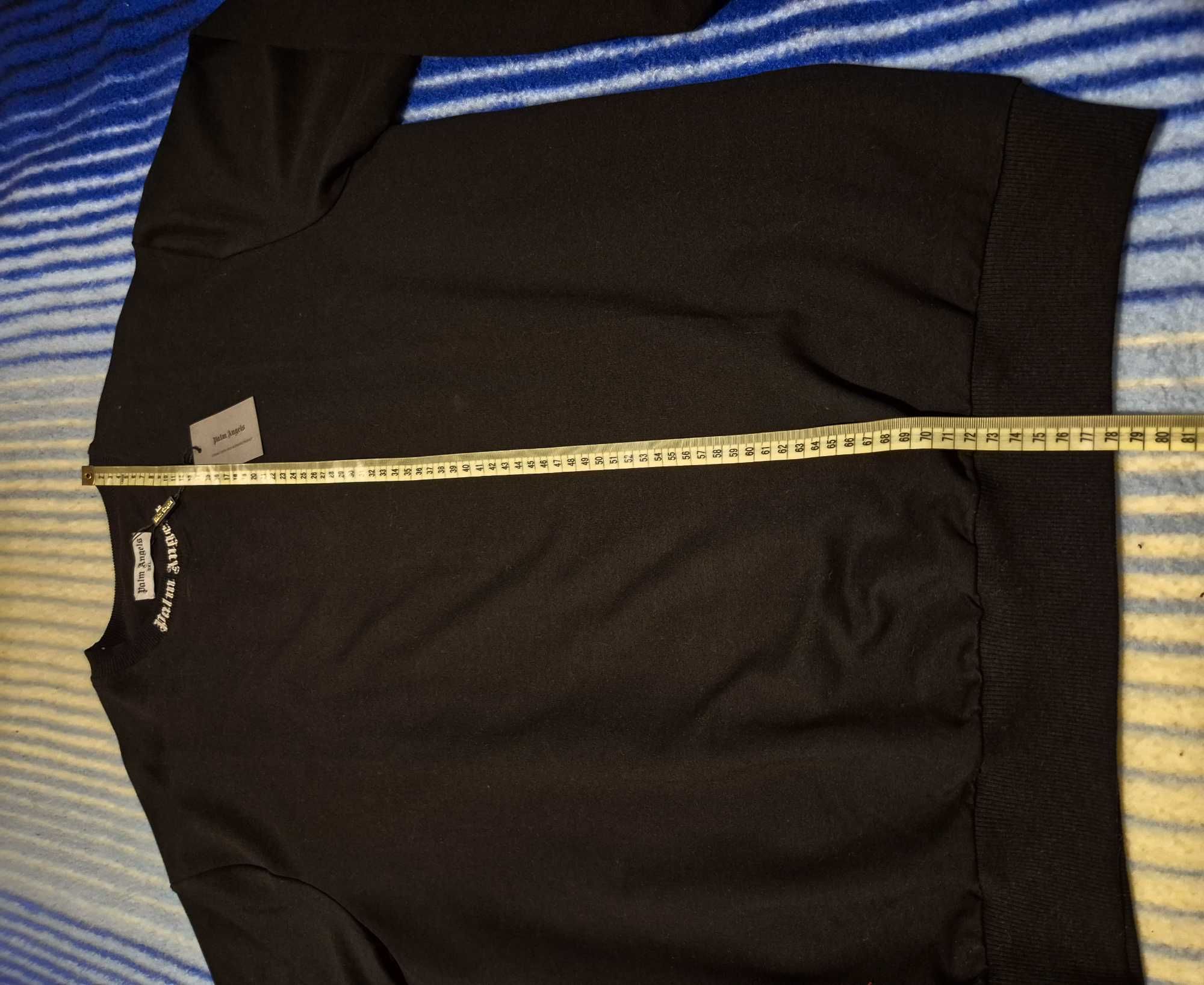 Nowa czarna bluza full cap bawelaniana Palm Angels okazja XL zamiana